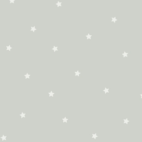 Little Stars - Extra White, Sea Salt Blue - Simple Baby Nursery Blender