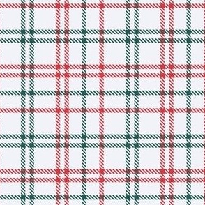 small tartan plaid / Christmas candy cane