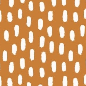 Small-Boho texture Brush Strokes-burnt orange