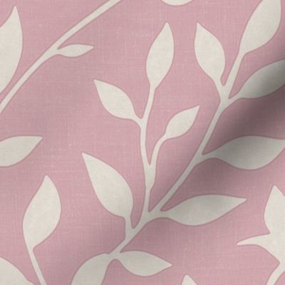 Baby Pink Vines Wallpaper - Soft Floral Pattern Decor