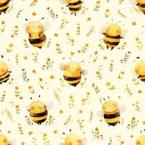 Chubby Little Bumble Bees Yellow