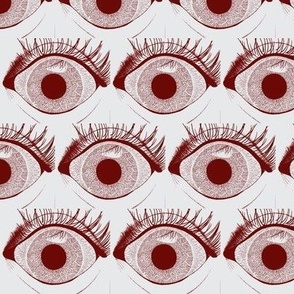 eye see you - gray/maroon