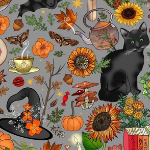 Halloween Hobbies (Grey Gray Sky large scale)