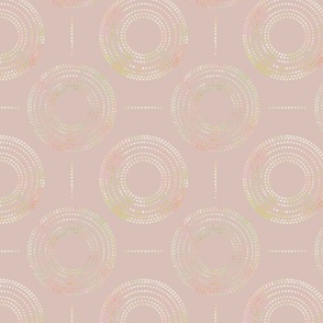 Opal dots in rings in rings rose