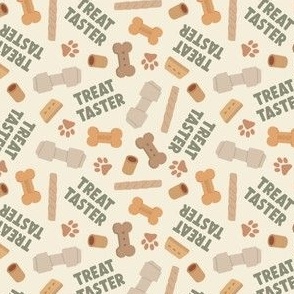 (small scale) Treat Taster - Dog bones and treats - cream - LAD24