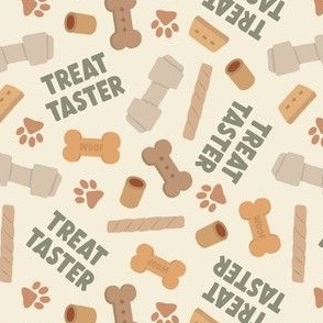 Treat Taster - Dog bones and treats - cream - LAD24
