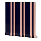 Vintage Tropics Stripes Navy And Pink