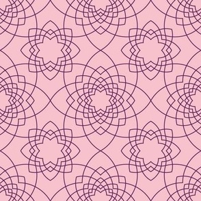 Moroccan Flavour Pink Lines purple