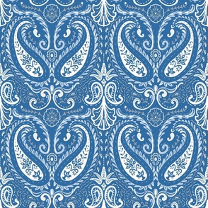Paisley Soft Blue