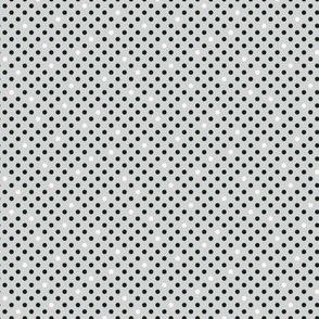 (XS)Restless Dots, Grey, Extra Small Scale