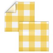 Large Scale Gingham - Citrus