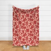 WESTERN COWBOY COWHIDE REDPINK