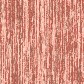 Grasscloth Texture Small Stripes Benjamin Moore _Rosy Peach Red Pink Orange B55E4F _Brandy Cream Beige Peach E2D4C2 Subtle Modern Abstract Geometric