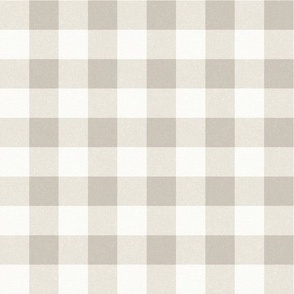 Gingham - Taupe