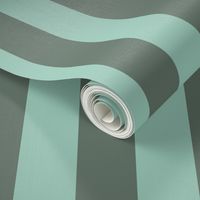 C023 - 2” Stripes In Cool Teal Blue Green