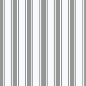 Traditional Wall Stripe-True Gray- Small Scale