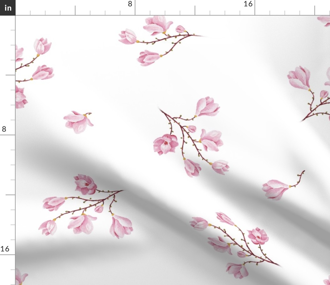 almond Blossoms_white