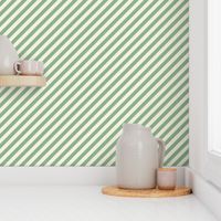 Thin-small-diagonal-geometric-vintage-dark-mint-green-and-beige-white-stripes-XL-jumbo