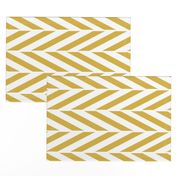 mustard herringbone