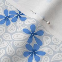 blueness paisley floral small scale