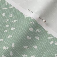 dotty textured ogee in frosty green