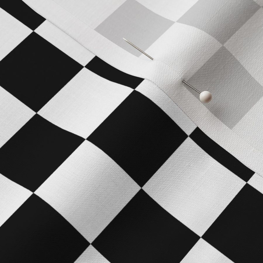 checkerboard checks square grid 1 one inch black and white geometric