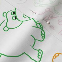 Hippo Outlines