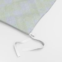  Argyle Checker Plaid Linen - Green Blue