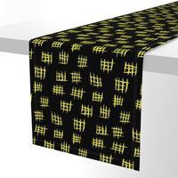 Unity Crosshatch - Yellow