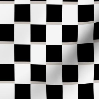 Black and White Check Pattern