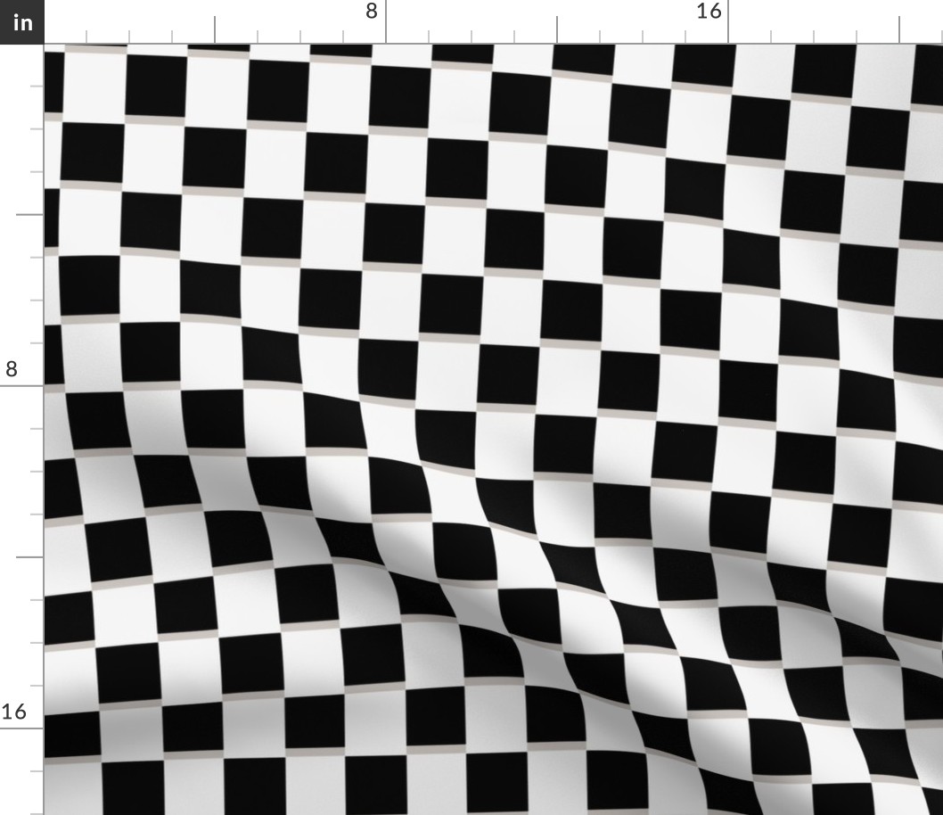 Black and White Check Pattern