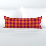 Simple Gingham (3") - purple, orange (ST2021SG)