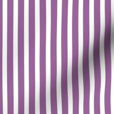 Thin Vertical Stripes in Purple and White