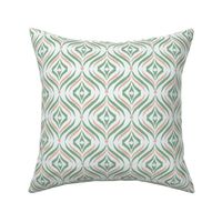 Coastal Lantern Ikat- Celadon Green -Small Scale