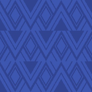 Afrikaner 7 - royal blue on blue