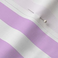 simple stripes vertical 1 one inch ivory white and lavender classic stripe