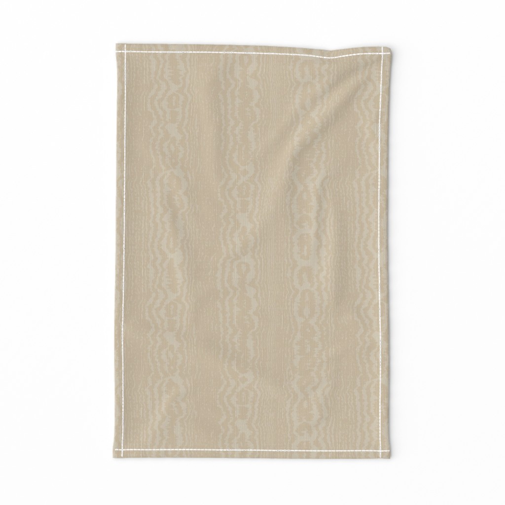 Watered Silk Moire Texture (Large) - Beige