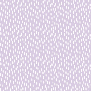 white dashes on lavender 