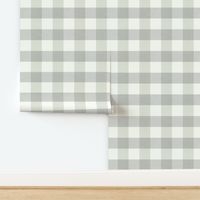 Grey  Gingham Large