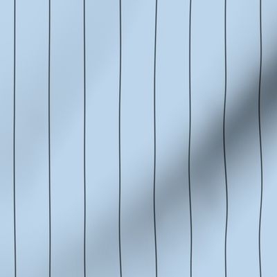 1" Light Blue Single Pinstripe