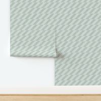 Sea Glass Blue Diagonal Checkerboard Stripes - Large