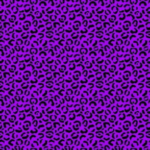 Purple and Black Leopard Print