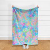 Iridescent Opal Rainbow Tie Dye | X-Large