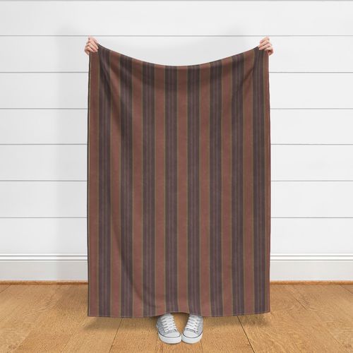 Farmhouse rustic vertical stripes western cabincore denim texture browns