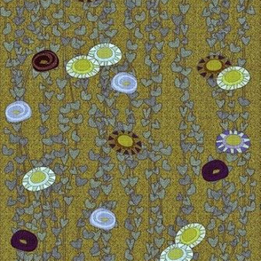 klimt_vines_and_flowers antique