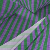 Diagonal Linen Stripe - Lavender Green