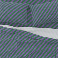 Diagonal Linen Stripe - Lavender Green