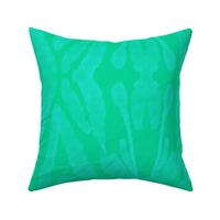 Ikat Ink Blot aqua and miami green