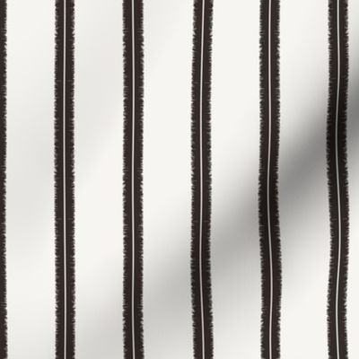 (S) Ikat stripes boho style black and white