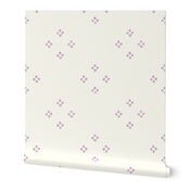 (large) simple subtle farmhouse Rustic block print Petals pastel lilac